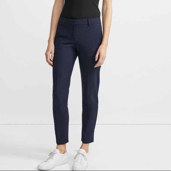 Theory Pants - Theory high waisted navy ankle pant size 6